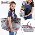 Plegable transpirable Pet carrier perros gatos mascota bolso de viaje de mascotas portador de mascotas